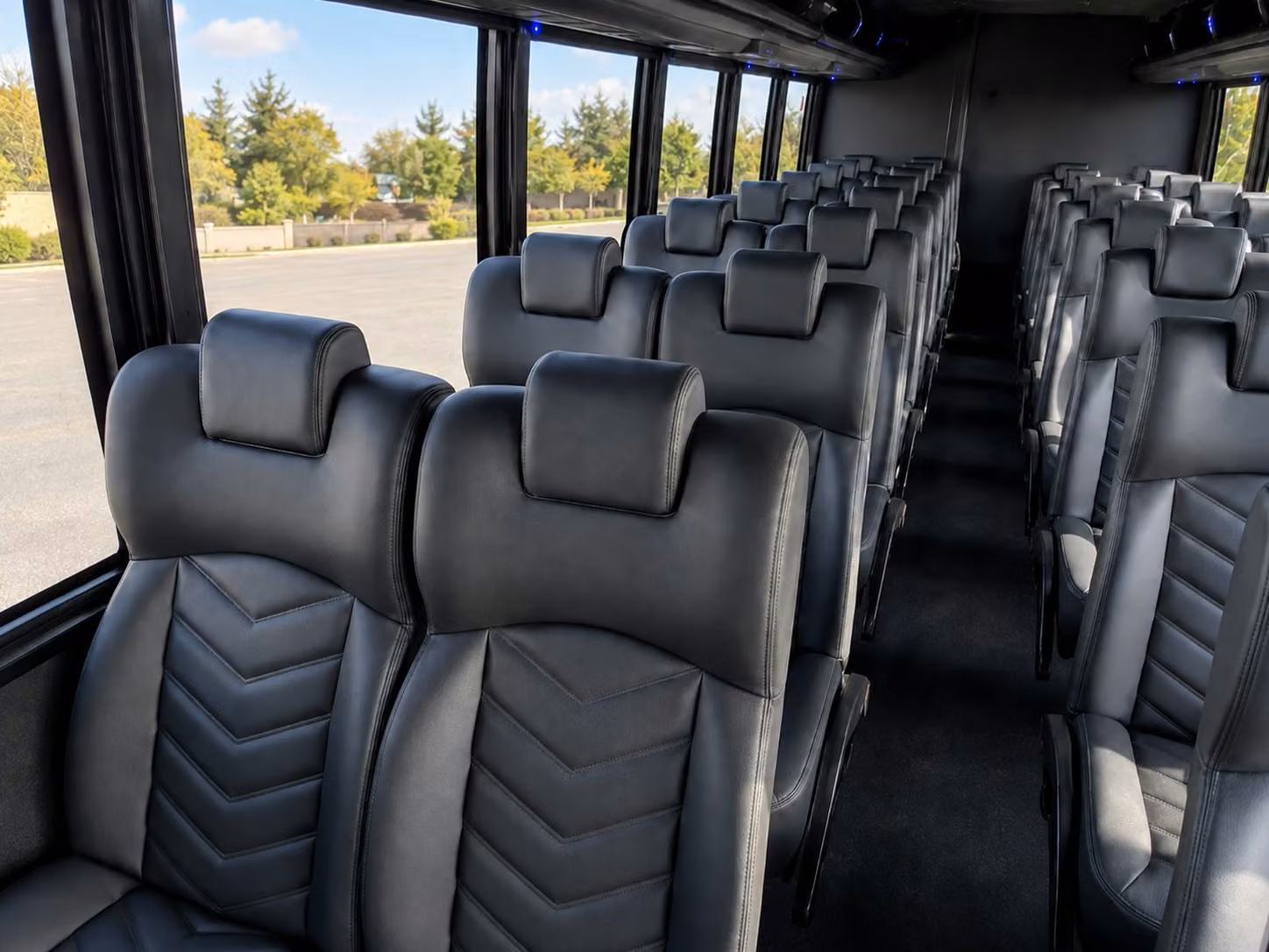 18 passenger minibus inside