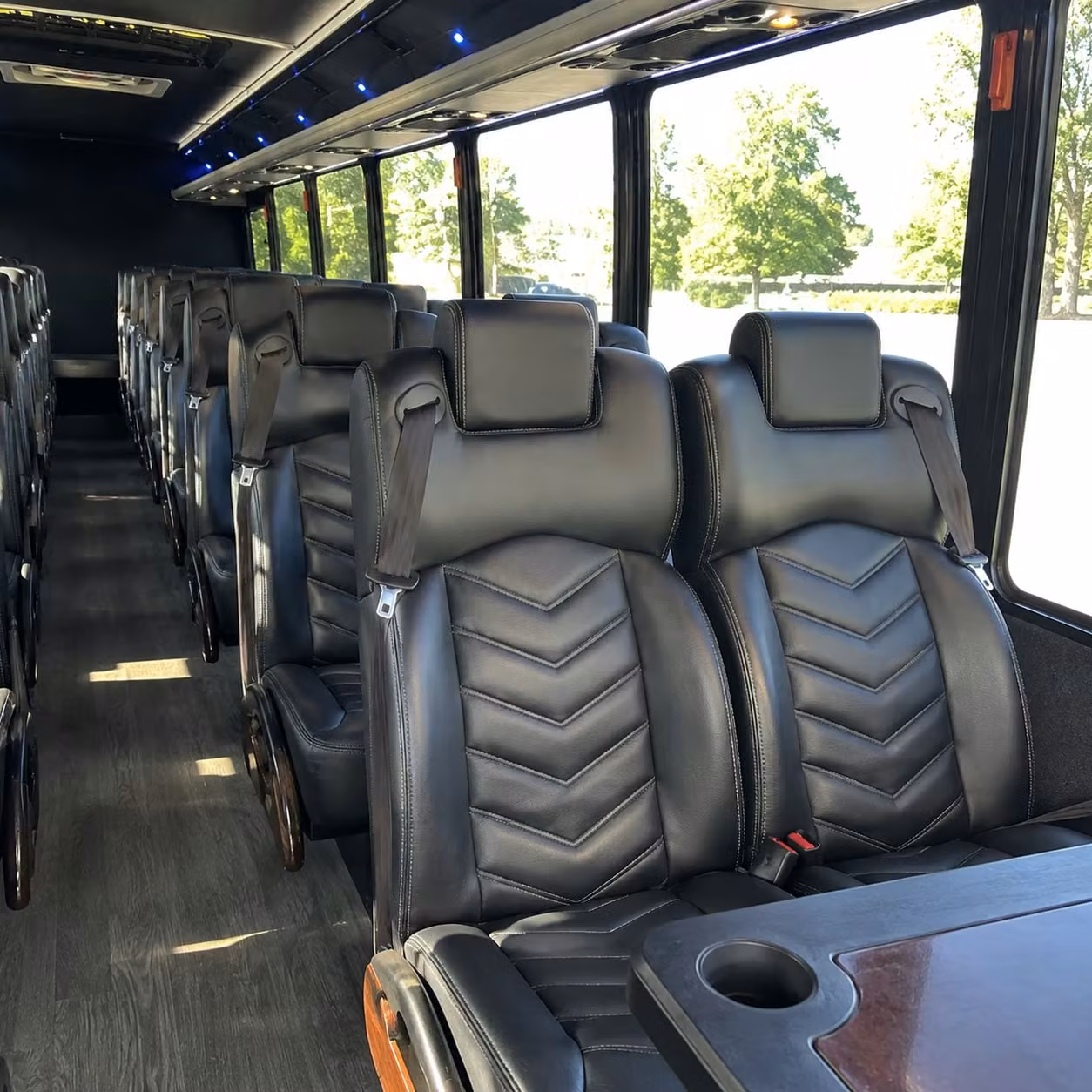 25 passenger minibus inside