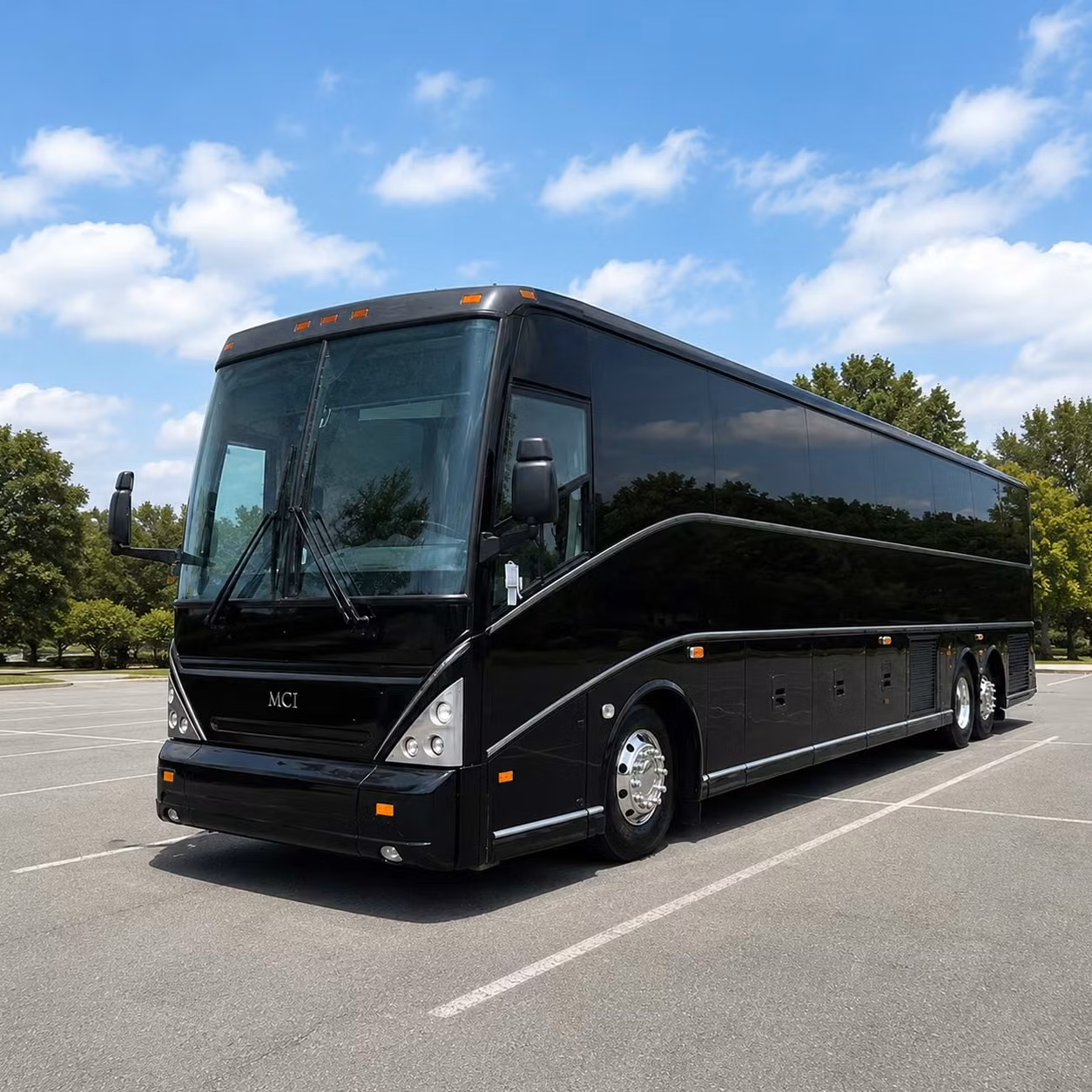 syracuse 56 passenger charter bus rental