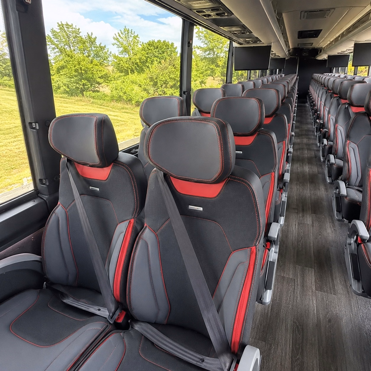 syracuse charter bus interior gallery