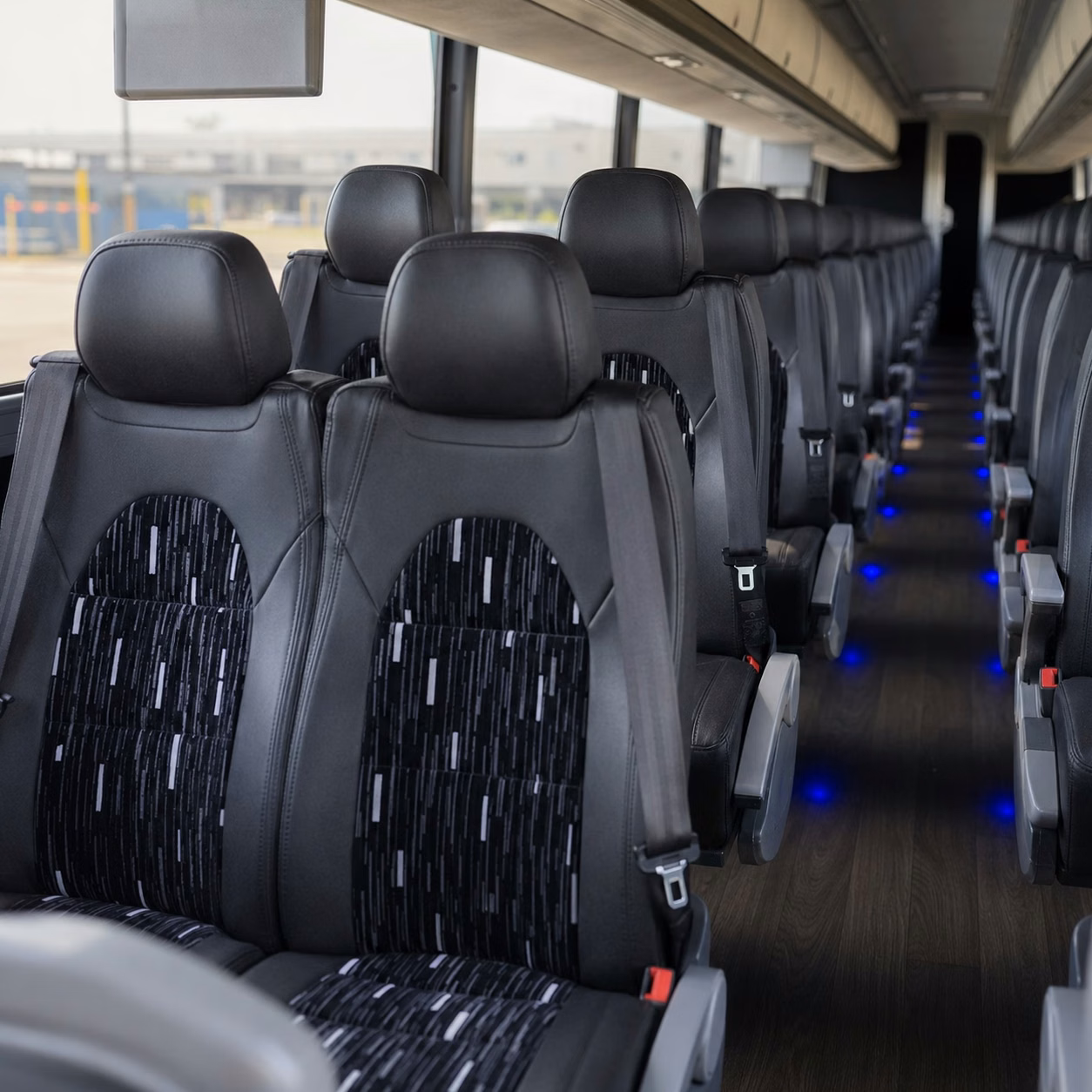 syracuse charter bus rental interior