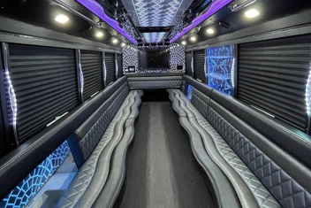Syracuse Party Bus Interior